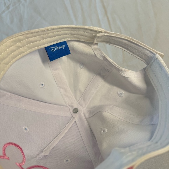 Y2K Vintage Disney Mickey Mouse Hat Sparkly Glitter White OS - Picture 4 of 4